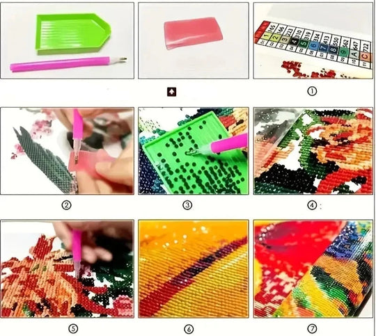 ShineWorks Crafty Diamond Painting Kit - Ideale activiteit voor kinderen om hun kunstzinnige kant te ontdekken en te ontwikkelen.

