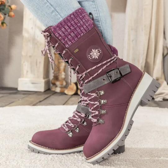 PolarStride Orthopedische Winterschoenen Voor Vrouwen zijn ideaal voor buitenactiviteiten met een modieuze en praktische uitstraling.


