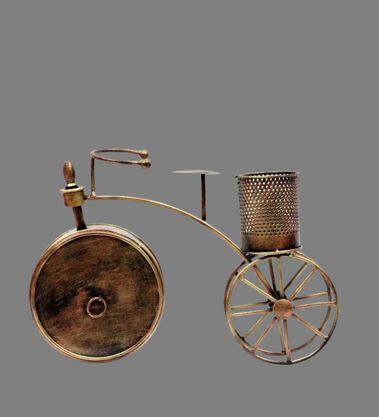 ChronoArt | Orologio da parete in legno dipinto a mano | Marrone