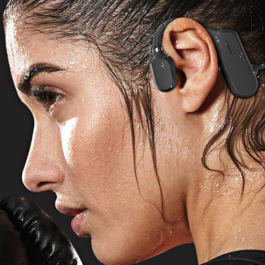 Bone conduction SoundFlex - Hoofdtelefoon met draadloos en lichtgewicht design.