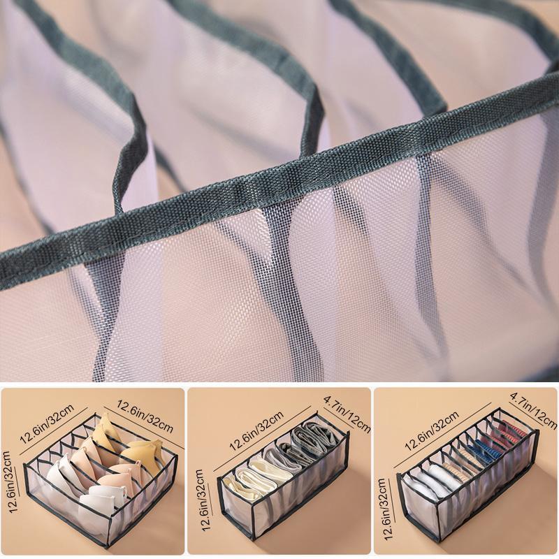 Multifunctionele lade-organizer voor een efficiënte opslag van kledingaccessoires.