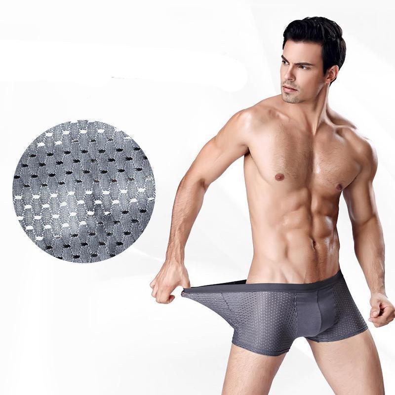 CoolFit - Biancheria intima da uomo Biancheria intima traspirante in seta ghiaccio (confezione da 2 pezzi)