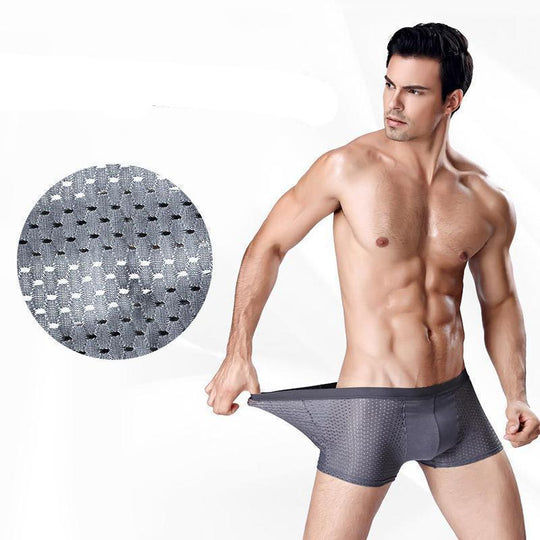 CoolFit - Biancheria intima da uomo Biancheria intima traspirante in seta ghiaccio (confezione da 2 pezzi)