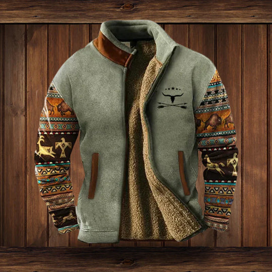 Danvar | Men's Sherpa Jacket | Brown