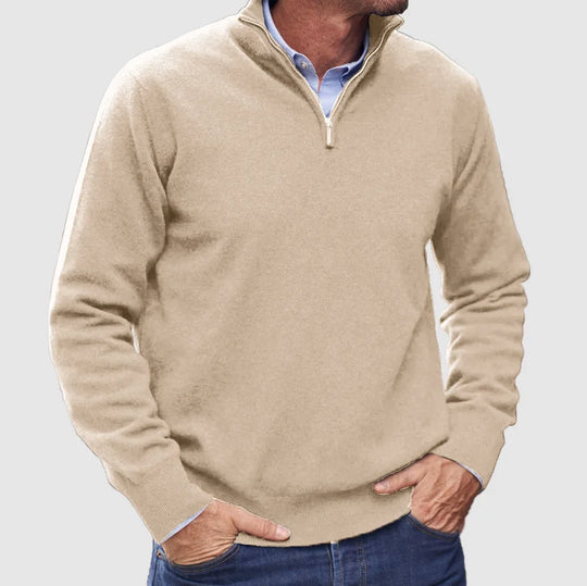 Halve rits sweater voor een veelzijdige en stijlvolle look.