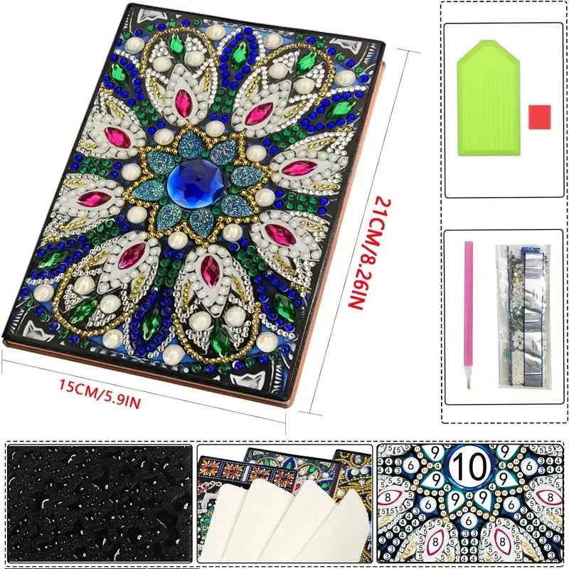 GemsArt Een elegant en ambachtelijk diamantboek voor kinderen die van kunst en creatief werk houden.