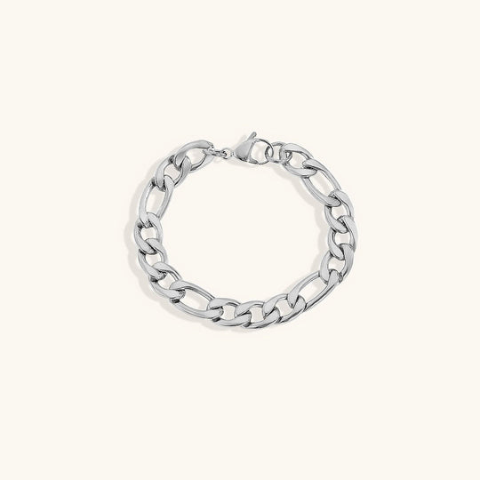 Thomas minimalistische schakelketting voor een elegante en verfijnde herenstijl.