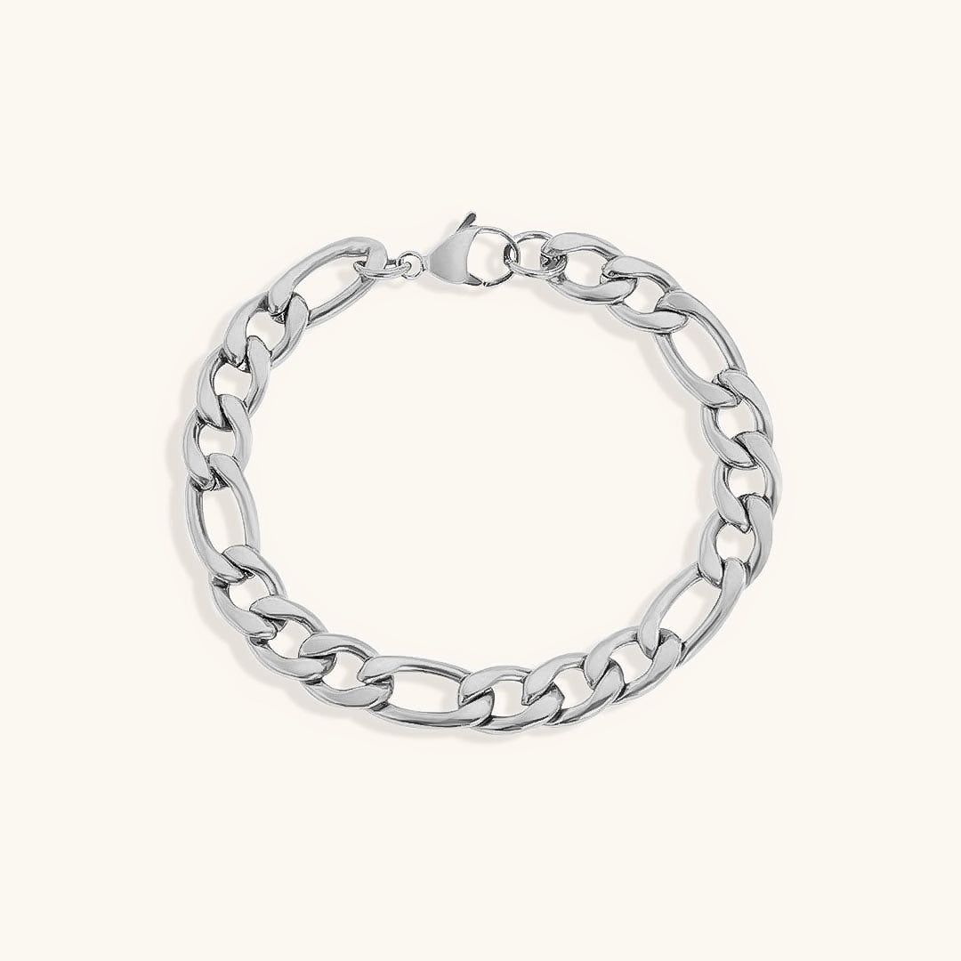Thomas schakelketting ontworpen voor heren die houden van eenvoud en luxe.