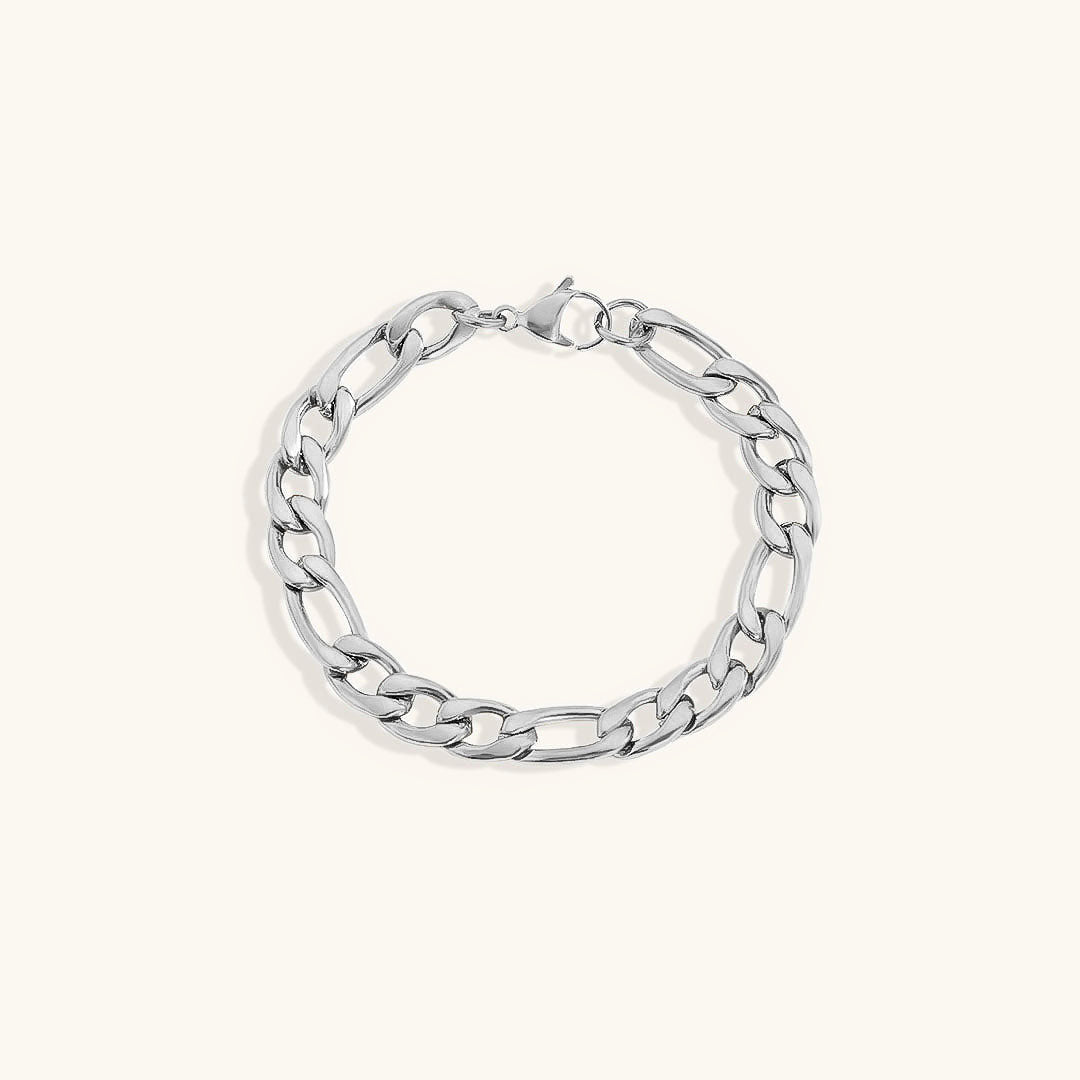 Thomas fijn ontworpen schakelketting, een perfect accessoire voor heren.