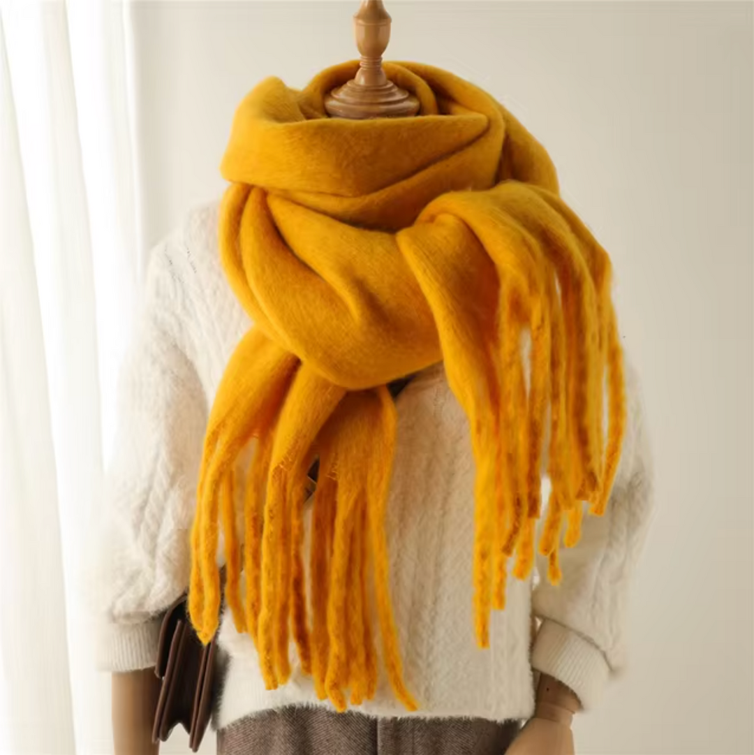 Winter sjaal met een trendy en veelzijdig ontwerp.