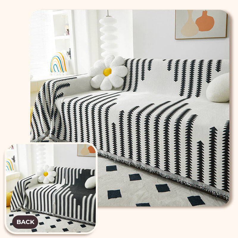 SensaCover | Copripoltrona in ciniglia antiscalfiture doppia faccia | Arancione