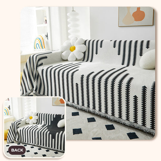 SensaCover | Copripoltrona in ciniglia antiscalfiture doppia faccia | Arancione