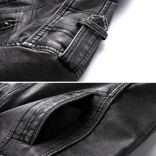 Aldert - Trendy Leather Jacket