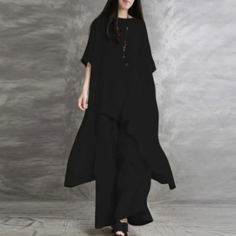 Andrada | Klassieke katoenen shirt en broekset