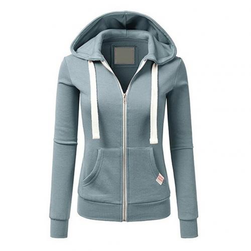 Andrea | Ribbed winter hoodie with zipper