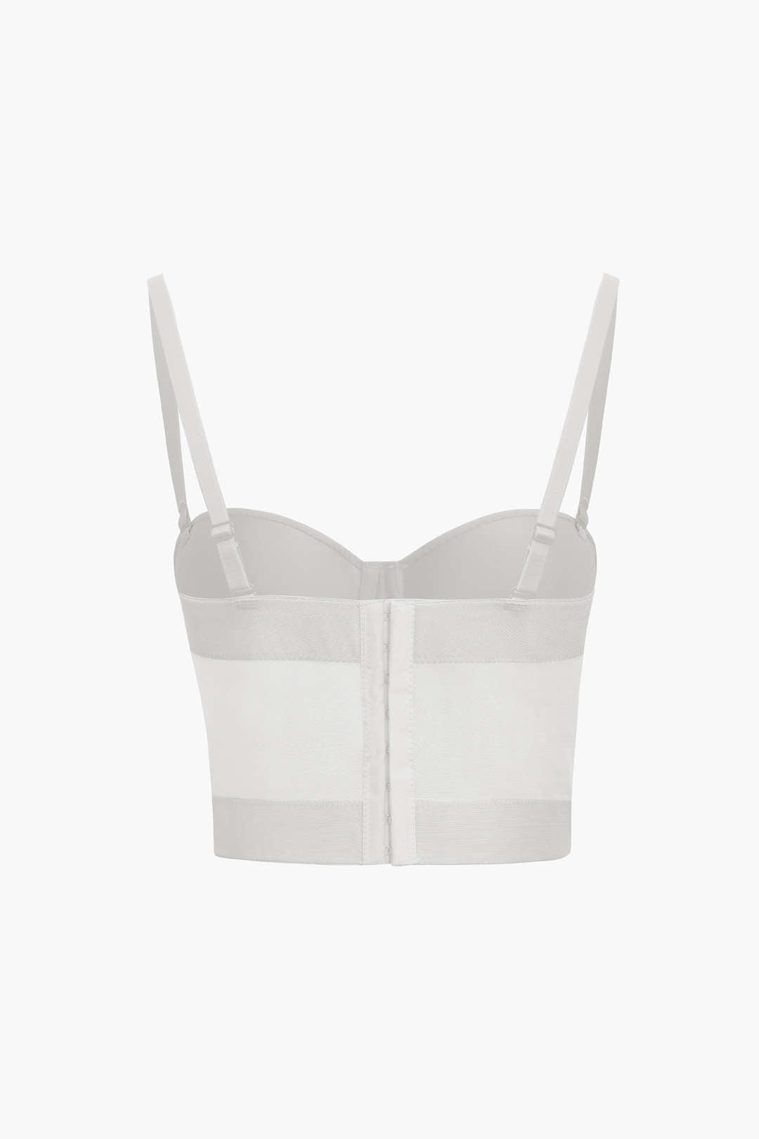 Andrea | Airy mesh bustier corset top
