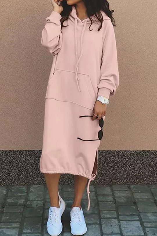 Angelika | Vestito felpa lungo