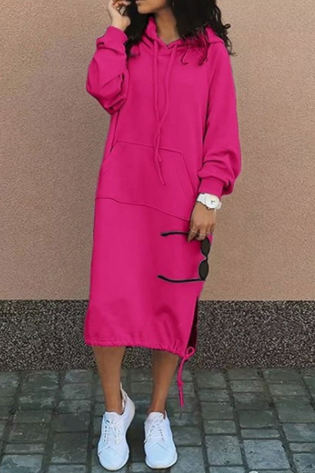 Angelika | Vestito felpa lungo