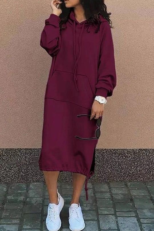 Angelika | Vestito felpa lungo