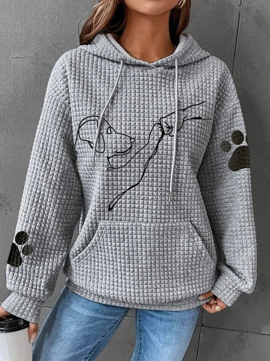 Angelika | Ontspannen en stijlvolle warme hoodie