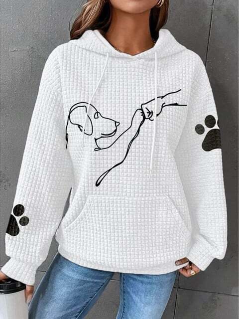 Angelika | Ontspannen en stijlvolle warme hoodie