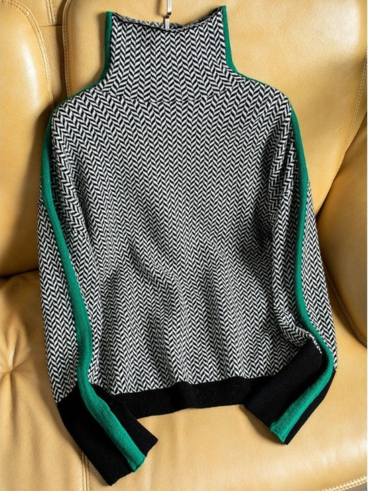 Anita | Elegante maglione in cashmere con collo alto