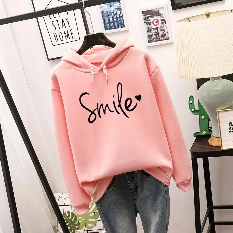 Aureliano | Felpa con cappuccio in cotone Smile Love