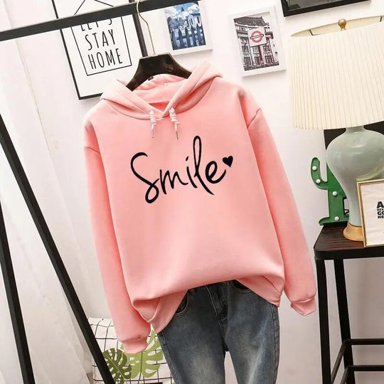 Aureliano | Felpa con cappuccio in cotone Smile Love