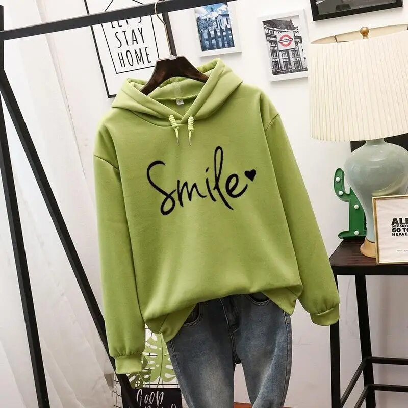 Aureliano | Felpa con cappuccio in cotone Smile Love