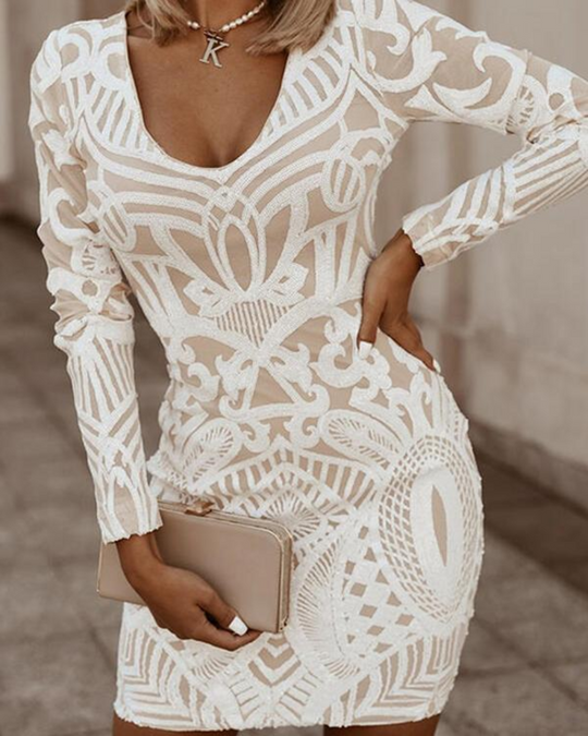 Ava | Plus Size Pulloverkleid