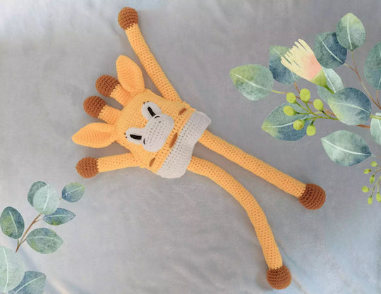 LumiBébé | Crocheted baby hanging toys | Yellow