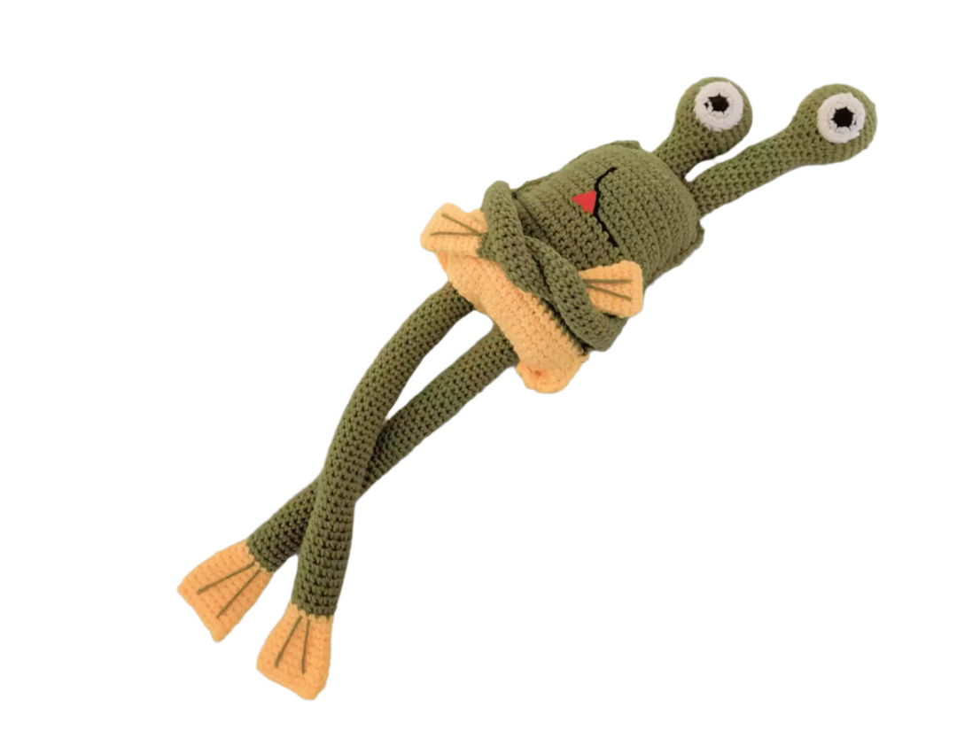 LumiBébé | Crocheted baby hanging toys | Yellow