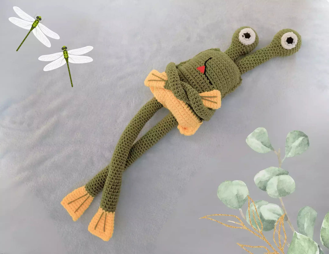LumiBébé | Crocheted baby hanging toys | Yellow