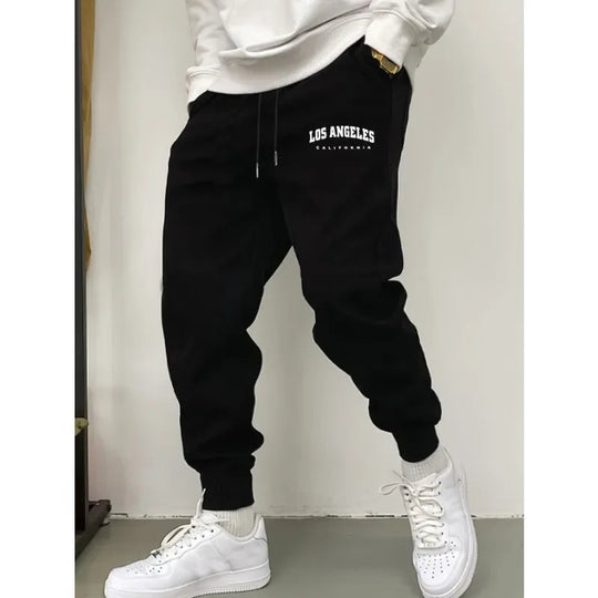 Bastian | Grafische print joggingbroek