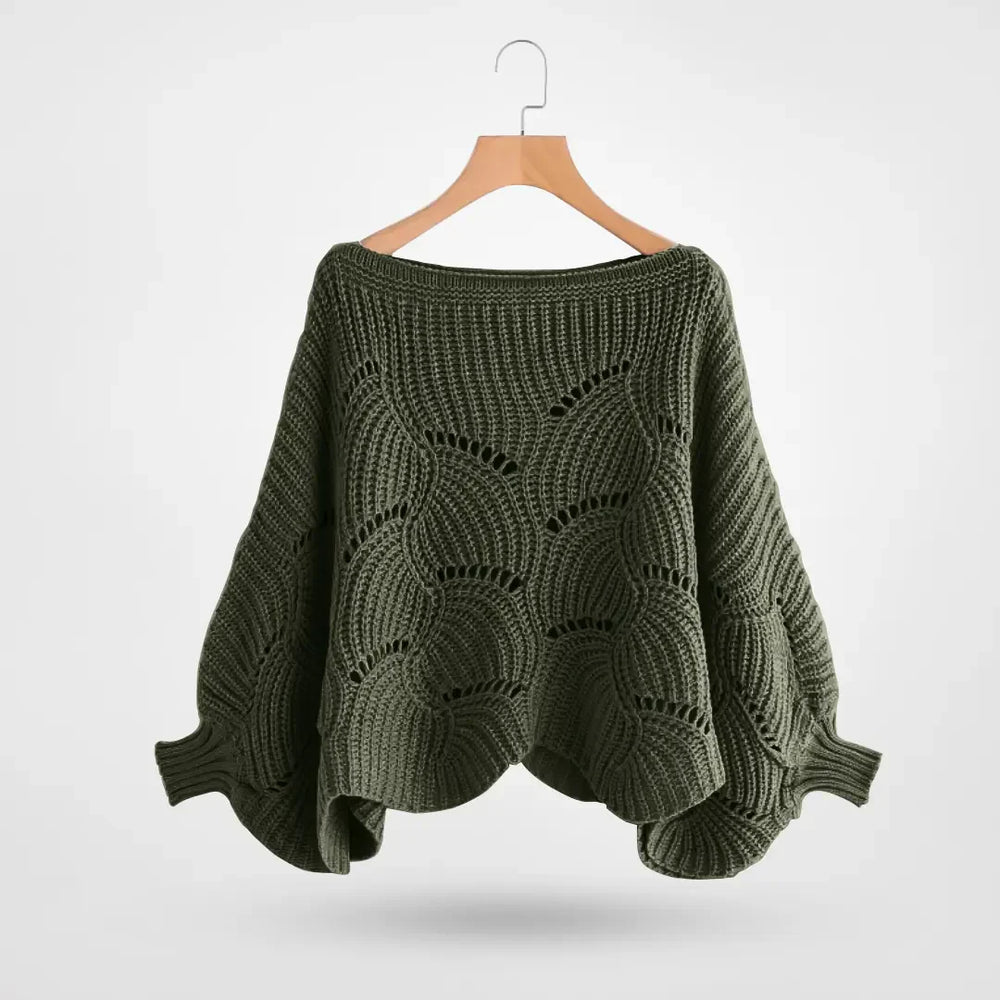 Emma - Oversized gestrickter Pullover mit luftiger Passform