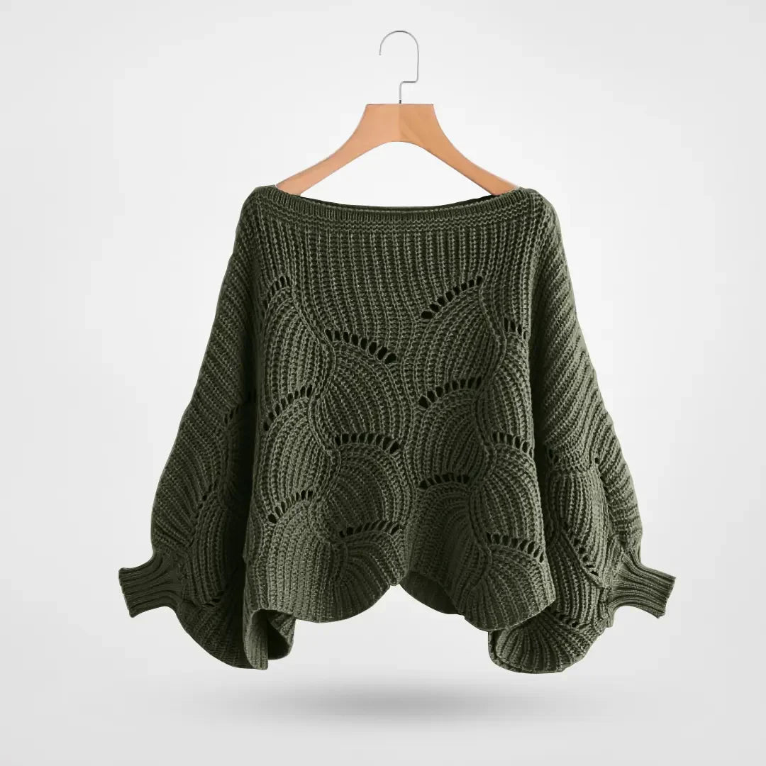 Emma - Maglione Oversize a Maglia con Vestibilità Ariosa