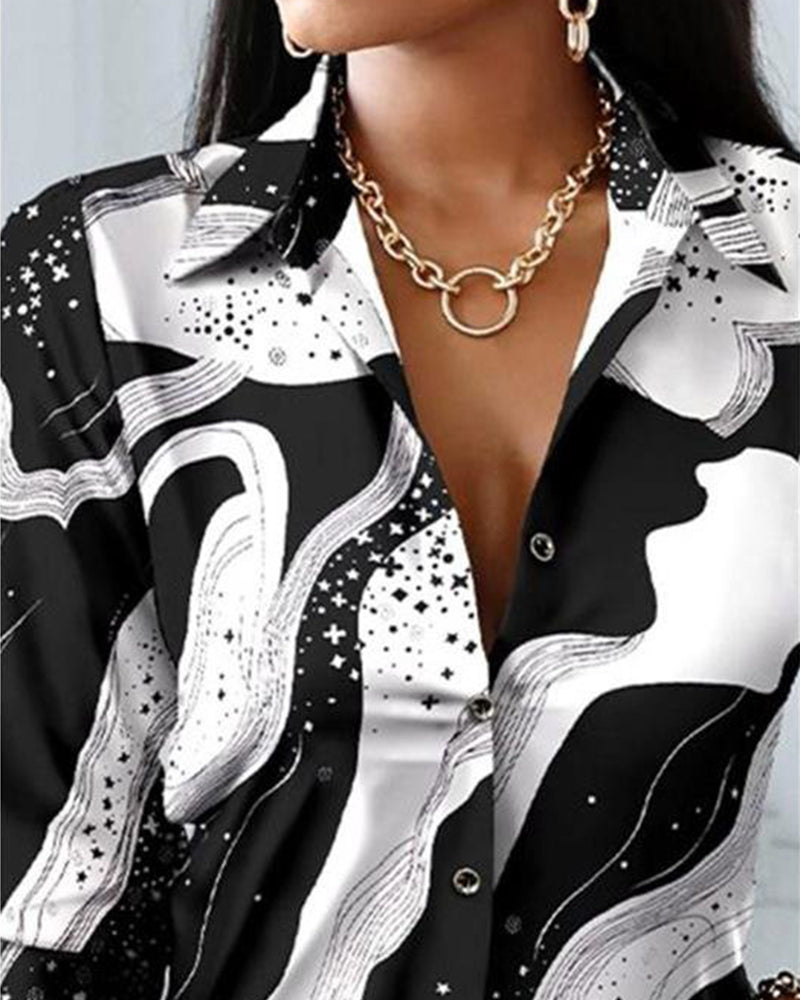Bella | Casual elegante katoenen blouse met lange mouwen