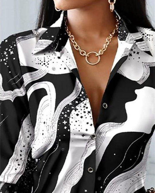 Bella | Casual elegante katoenen blouse met lange mouwen
