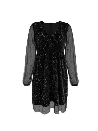 Bella | Elegant festive dress with V-neck