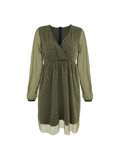Bella | Elegant festive dress with V-neck