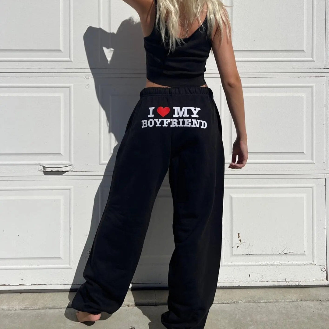 Bella | Jogging pants with high waist