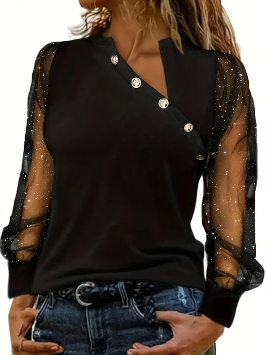 Bella | Modern elegant blouse with one shoulder