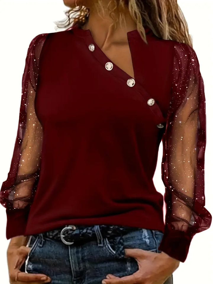 Bella | Modern elegant blouse with one shoulder