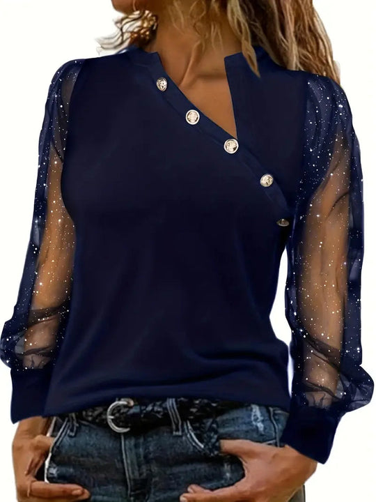 Bella | Modern elegant blouse with one shoulder