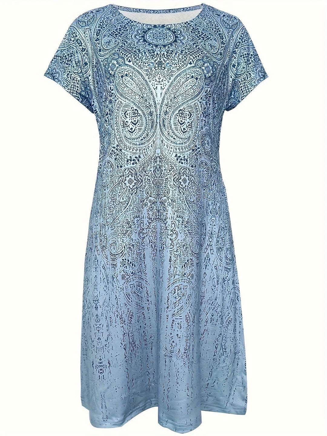 Benedetta | Mini Kleid aus atmungsaktivem Stoff mit kurzen Ärmeln
