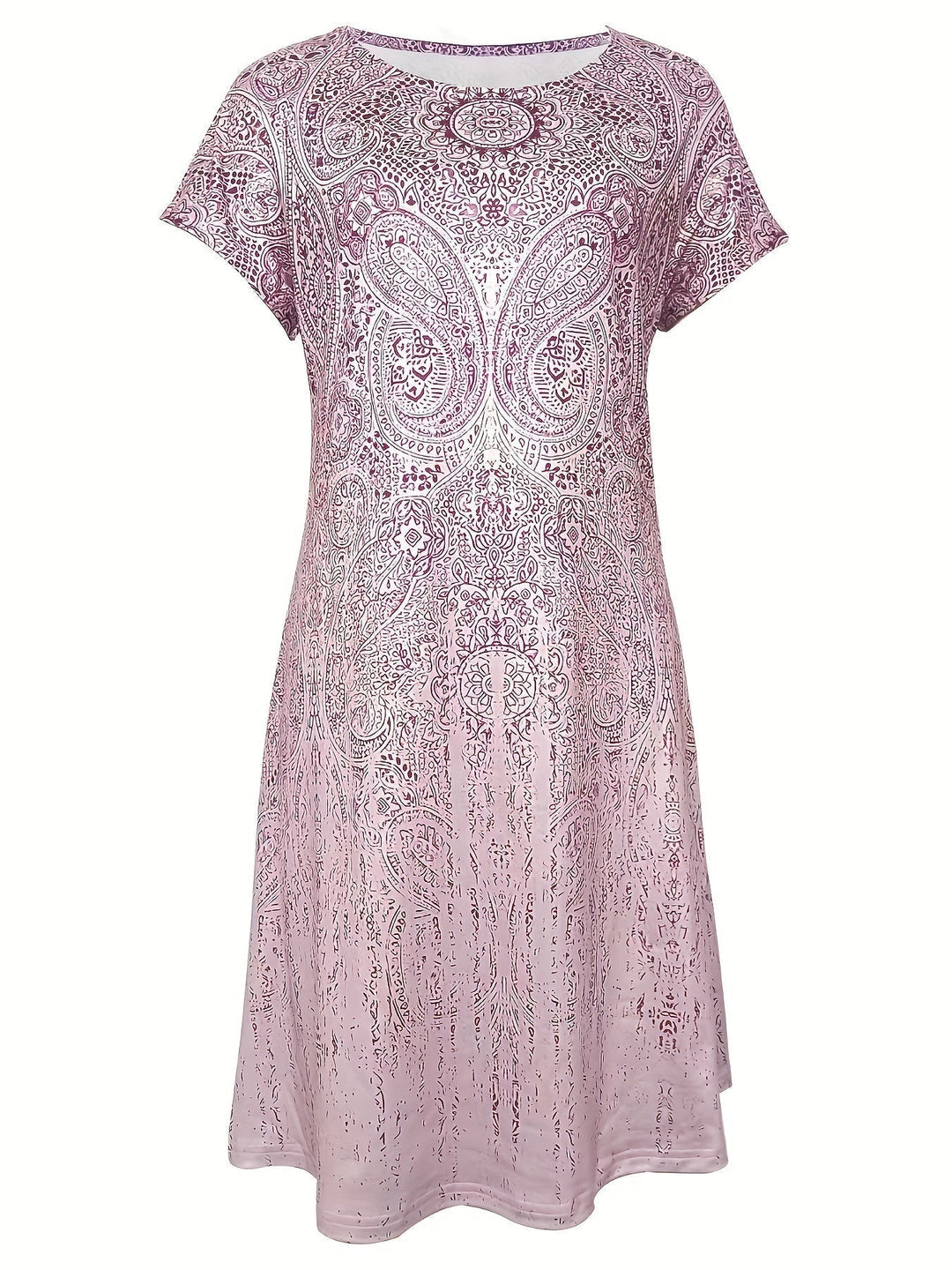 Benedetta | Mini Kleid aus atmungsaktivem Stoff mit kurzen Ärmeln