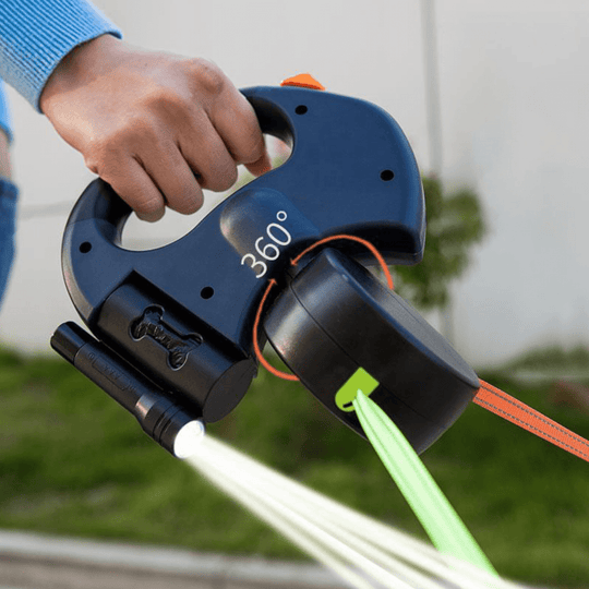 DualFlex hondenriem - Inclusief LED-licht voor extra veiligheid.