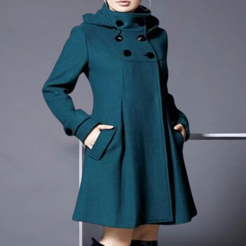 Lena - Fashionable Coat With Hood