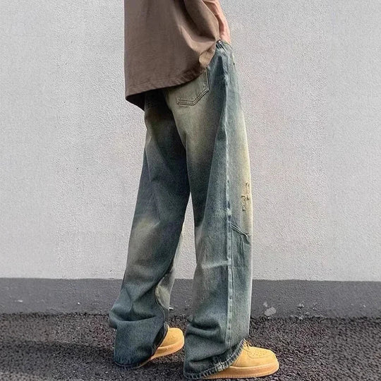 Christian | Comfortabele lange baggy jeans