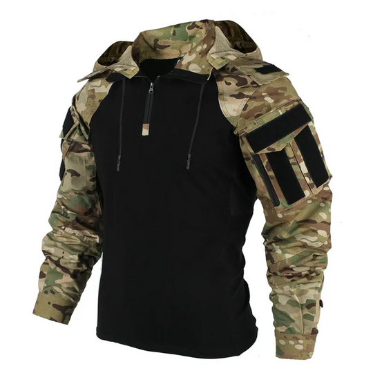 Christian | Tactical softshell jacket for men with hood